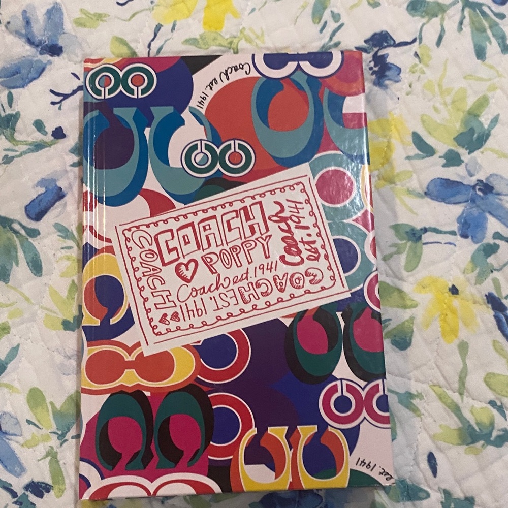 Coach Poppy Multicolor Graphic Notebook